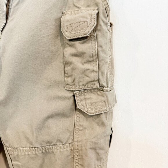 5.11 Tactical Cotton Canvas Cargo Utility Pants Khaki Tan Work Pockets Womens 10 - Picture 5 of 13